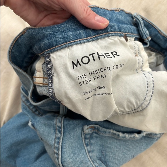MOTHER The Insider Crop Step Fray Jeans - Picture 8 of 8